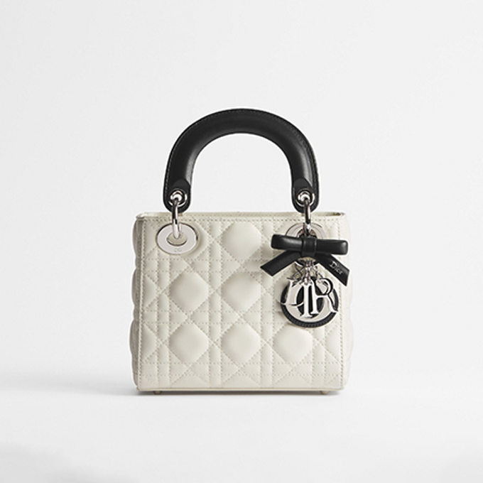 9a+ quality dior lady dior mini cannage bow bag